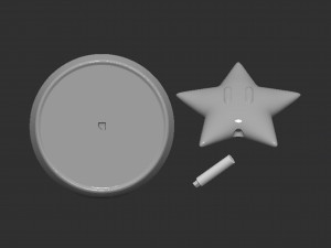 Mario Star Based 3D 프린트 모델