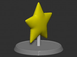 Mario Star Based 3D 프린트 모델