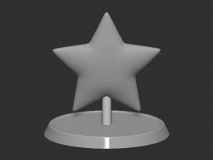 Mario Star Based 3D 프린트 모델