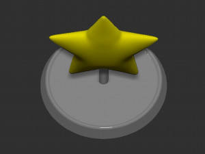 Mario Star Based 3D 프린트 모델