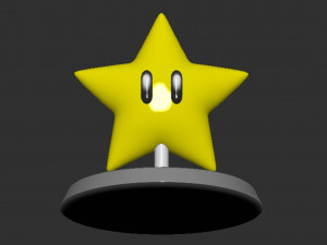 Mario Star Based 3D 프린트 모델