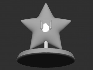 Mario Star Based 3D 프린트 모델