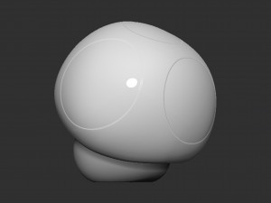 Mario Mushroom 3D-printmodel
