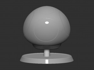 Mario Mushroom Based 3Dプリントモデル