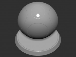 Mario Mushroom Based 3Dプリントモデル