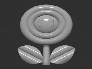 Mario Flower 3D Print Model