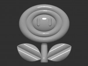 Mario Flower 3D Print Model