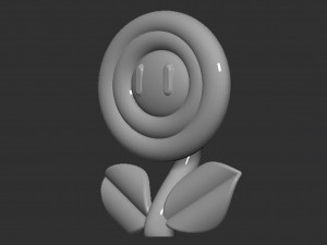 Mario Flower 3D Print Model