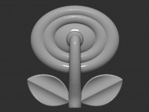 Mario Flower 3D Print Model