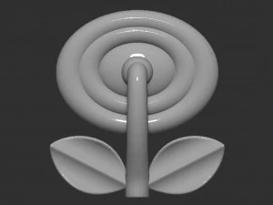 Mario Flower 3D Print Model