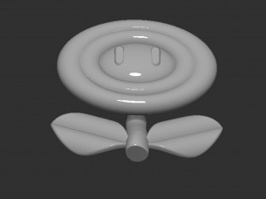 Mario Flower 3D Print Model