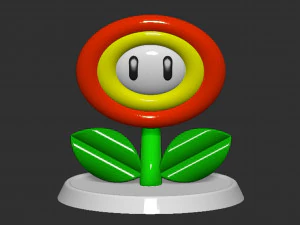 Mario basato sui fiori Modello di stampa 3D