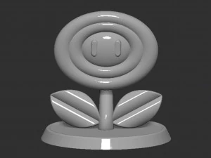 Mario basato sui fiori Modello di stampa 3D