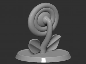 Mario basato sui fiori Modello di stampa 3D