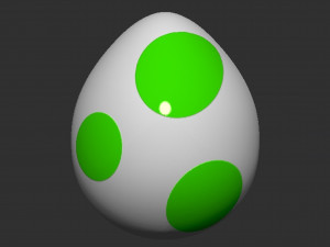 Yoshi Egg Modelo de Impressão 3D