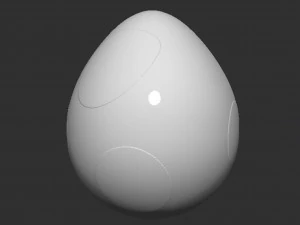 Yoshi Egg 3D Print Model