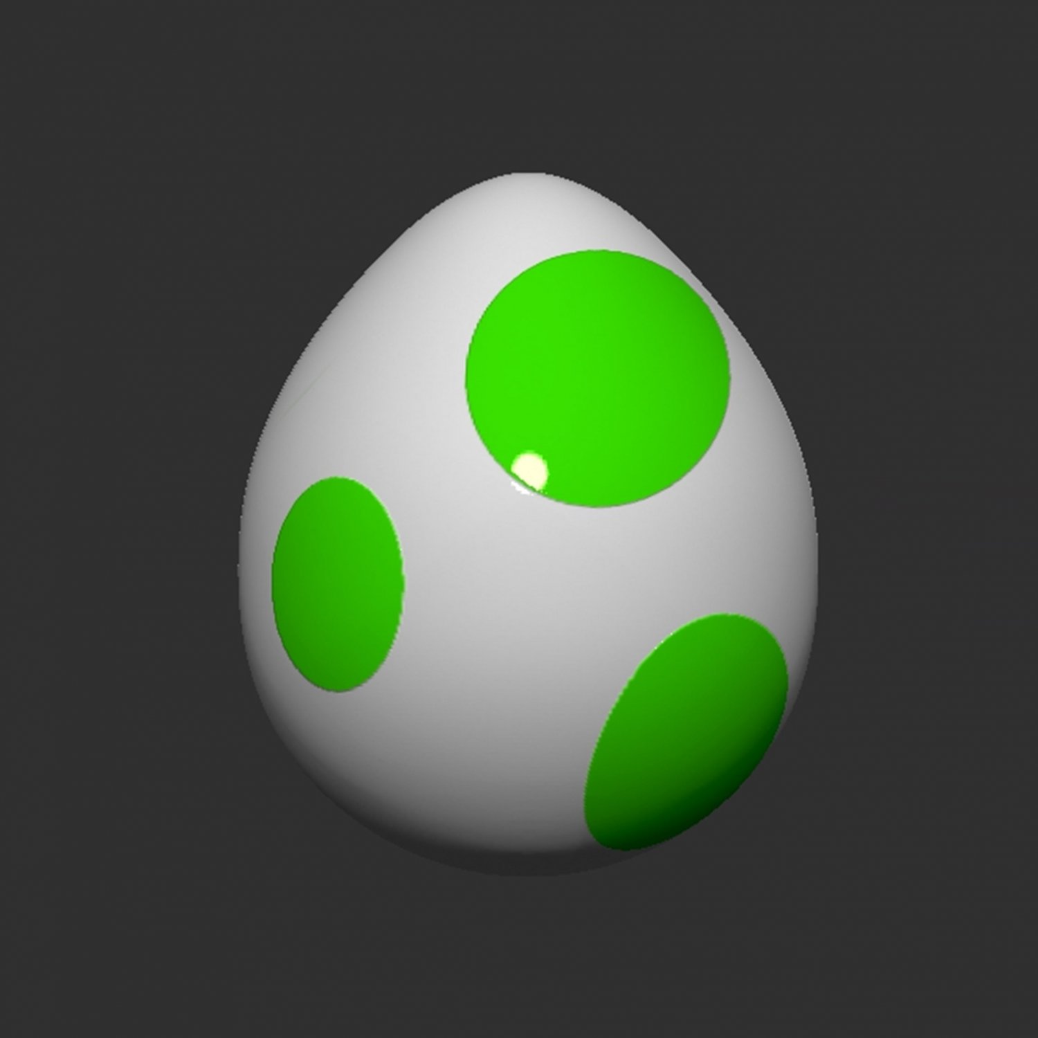 Free STL file Super Mario Yoshi Egg・3D printable model to