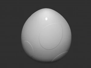 Yoshi Egg 3D Print Model