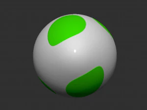 Yoshi Egg 3D Print Model