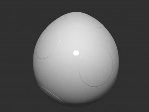 Yoshi Egg 3D Print Model