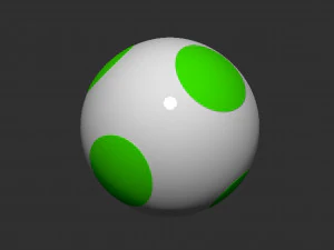 Yoshi Egg 3D Print Model
