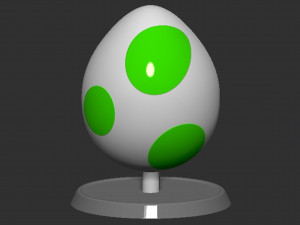 Yoshi Egg Based Modelo de Impressão 3D