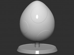 Yoshi Egg Based 3D 프린트 모델