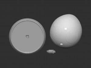 Yoshi Egg Based 3D Print Model