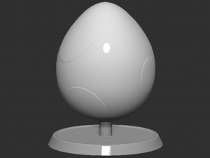 Yoshi Egg Based 3D 프린트 모델