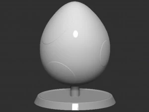 Yoshi Egg Based 3D Print Model