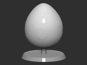 Yoshi Egg Based 3D 프린트 모델