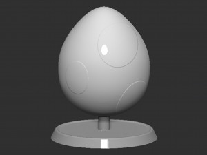 Yoshi Egg Based 3D 프린트 모델