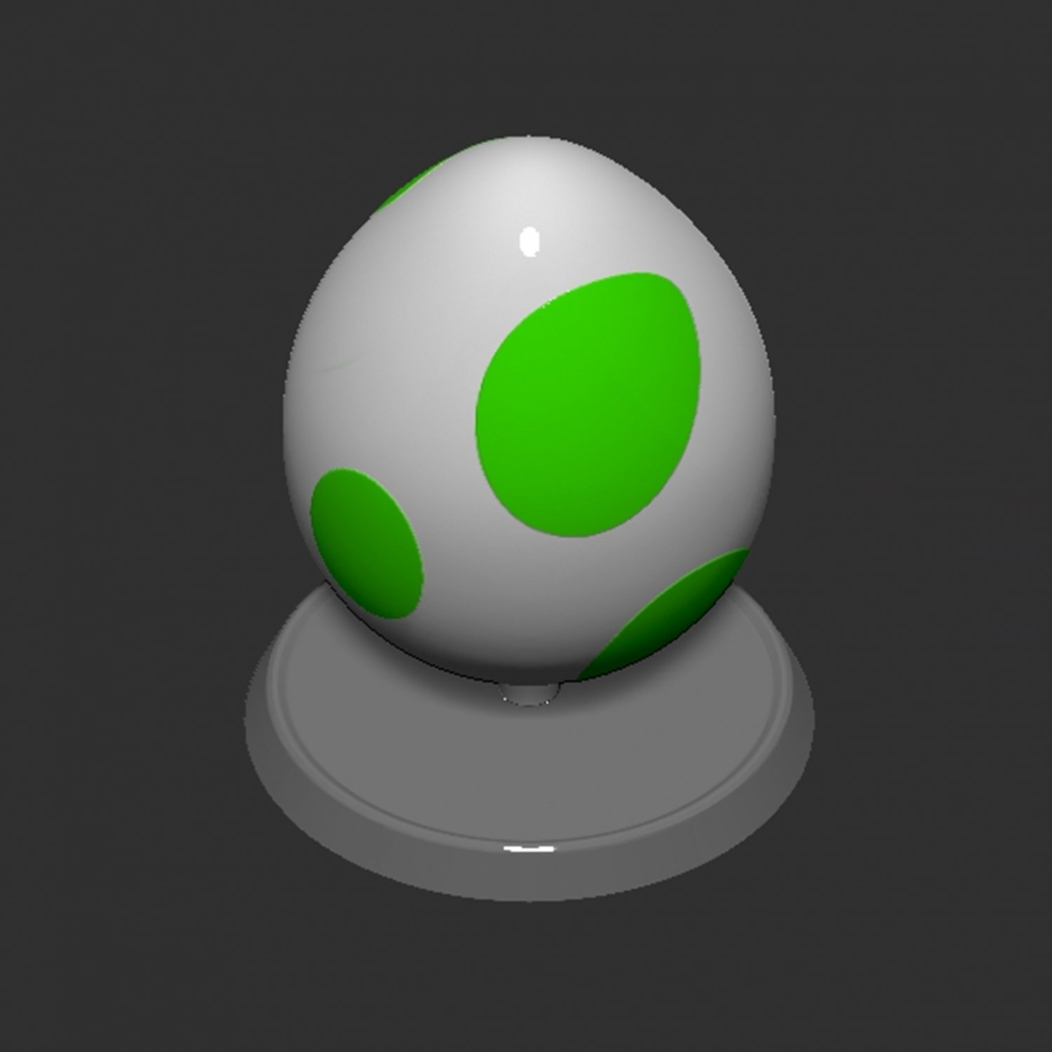 Yoshi Easter Egg - 3D model by Oddity3d on Thangs