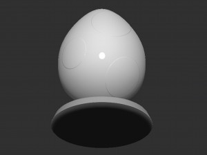 Yoshi Egg Based 3D 프린트 모델