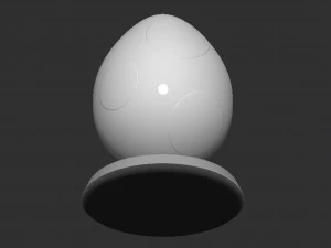 Yoshi Egg Based 3D Print Model