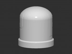 P Switch Button 3D Print Model