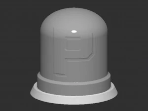 P Switch Button Based 3D Print Model