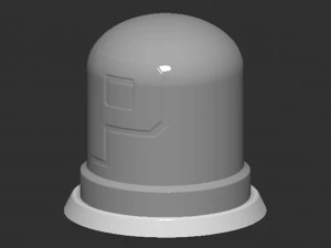 P Switch Button Based 3D Print Model