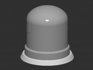P Switch Button Based 3D-printmodel