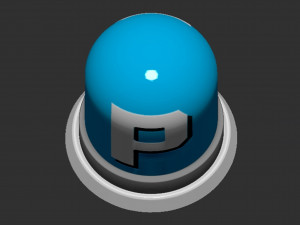 P Switch Button Based 3D-printmodel
