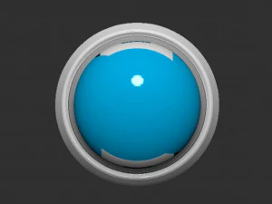 P Switch Button Based 3D Print Model