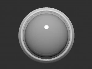 P Switch Button Based 3D Print Model