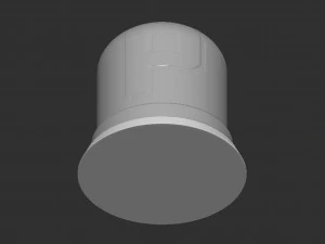 P Switch Button Based 3D Print Model