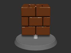 Mario Brick Block Based 3D Print Model