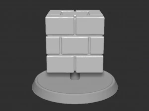 Mario Brick Block Based 3D Print Model