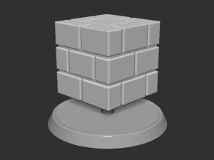 Mario Brick Block Based 3D Print Model