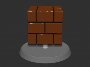 Mario Brick Block Based 3D Print Model
