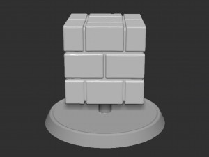 Mario Brick Block Based 3D Print Model