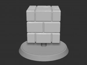 Mario Brick Block Based 3D Print Model