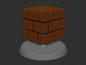 Mario Brick Block Based 3D Print Model